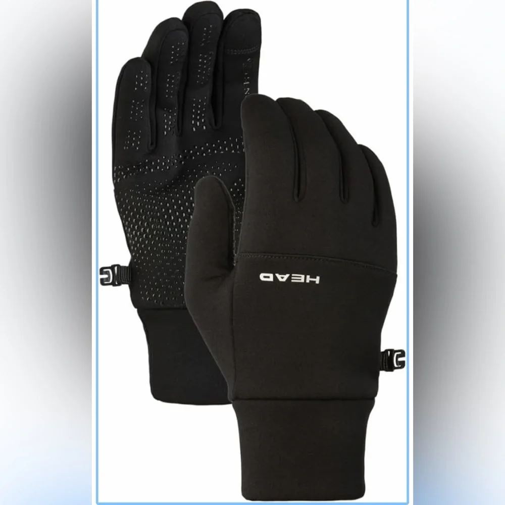 ❤️HEAD Touchscreen Running Gloves - Black New with tag Size XL - Picture 1 of 5